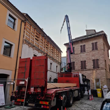 Applicazioni di noleggio per operazioni di messa in sicurezza edificio